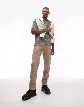 Прямые брюки Topman Carpenter Stone