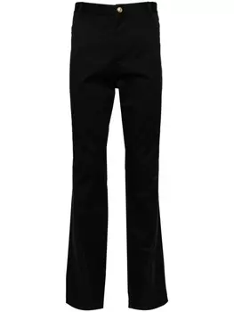 Прямые брюки Versace Jeans Couture, черный