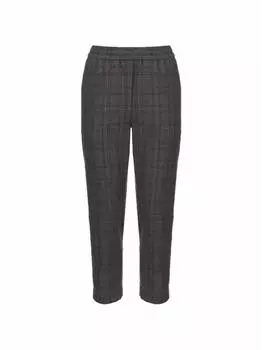 Прямые брюки в клетку Brunello Cucinelli