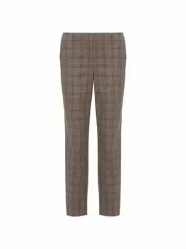 Прямые брюки в клетку Hugo Boss