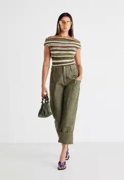 Прямые джинсы ANAIS Pepe Jeans, зеленый