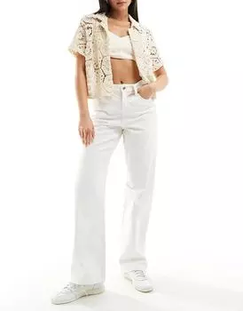 Прямые джинсы белого цвета River Island