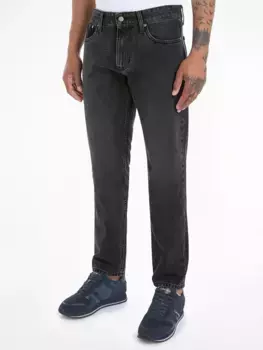 Прямые джинсы Calvin Klein Jeans "AUTHENTIC STRAIGHT", с 5 карманами, черный