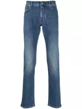 Прямые джинсы Corneliani, синий