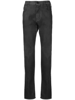 Прямые джинсы Emporio Armani, черный