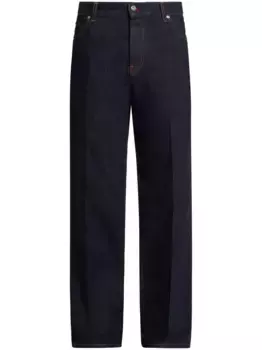 Прямые джинсы Ferragamo, синий