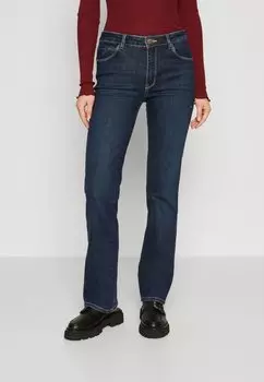 Прямые джинсы Guess, синий деним