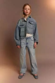 Прямые джинсы H&M, синий
