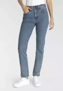 Прямые джинсы Levi's "724 High Rise Straight", цвет Middle Course