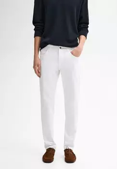 Прямые джинсы Massimo Dutti, белый