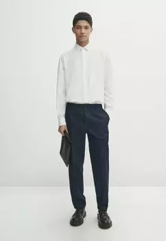 Прямые джинсы Massimo Dutti, синий