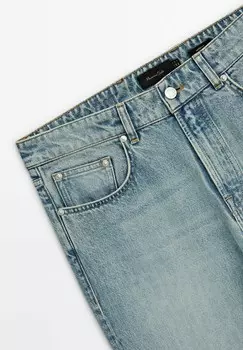 Прямые джинсы Massimo Dutti, синий деним