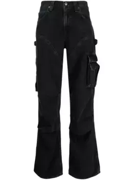 Прямые джинсы Nera AGOLDE, черный