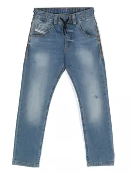 Прямые джинсы с кулиской Diesel Kids, синий