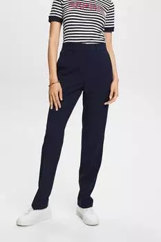 Прямые джинсы с высокой талией Esprit, синий