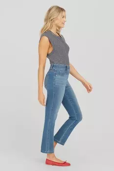 Прямые джинсы Spanx, синий