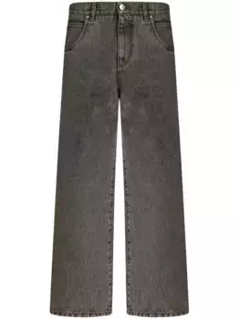 Прямые джинсы средней посадки ETRO, черный