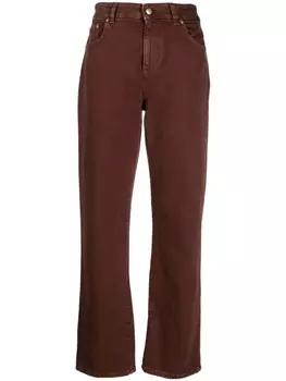 Прямые джинсы Stella McCartney, коричневый