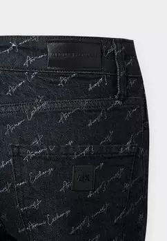 Прямые джинсы TASCHE Armani Exchange, синий