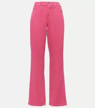 Прямые джинсы Tess 7 For All Mankind, розовый
