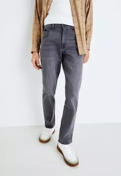 Прямые джинсы TEXAS Wrangler, серый деним