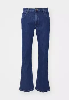 Прямые джинсы Wrangler, синий деним