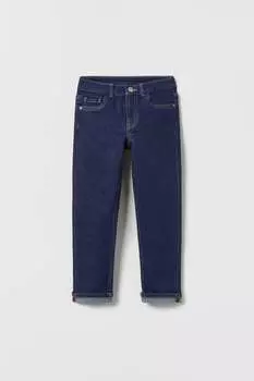 Прямые джинсы ZARA, синий