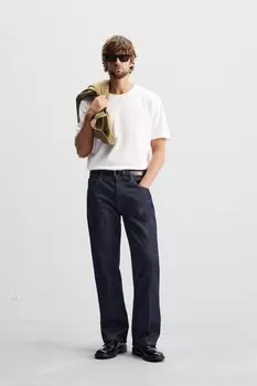 Прямые джинсы ZARA, синий