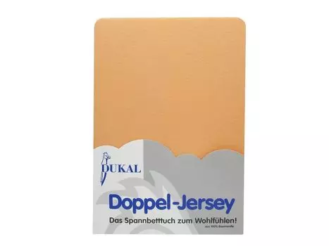 Пружинный лист: цвет - абрикос, размер - 160х200 см DUKAL