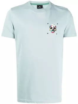 PS Paul Smith футболка с принтом Skull, синий
