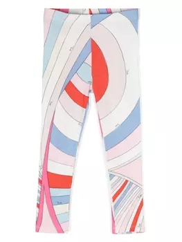 Pucci легинсы с принтом iride, белый