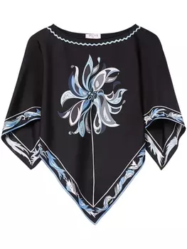 PUCCI туника с принтом Dalia, черный