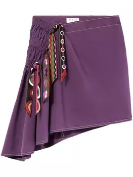 PUCCI юбка мини с принтом, фиолетовый