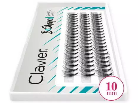 Пучки ресниц CLAVIER BeShaped B10мм