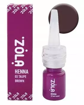 Пудра для бровей Zola Henna, 03 Taupe Brow, 5 г Project Lashes