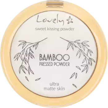 Пудра для лица Bamboo Pressed Powder Polvos Matificantes Lovely Makeup, Bamb