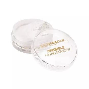Пудра для лица белая Dermacol Invisible, 13 гр