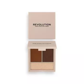 Пудра для лица Compact Fair Paleta de Contornos en Polvo Revolution, Light