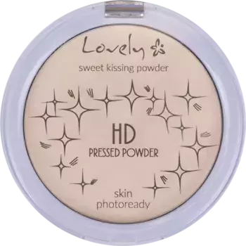 Пудра для лица HD Pressed Powder Polvos Compactos Lovely Makeup, 1 unidad