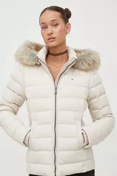 Пуховая куртка Tommy Jeans, бежевый