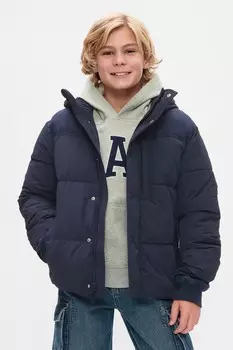 Пуховик (4 13 лет) Gap, синий