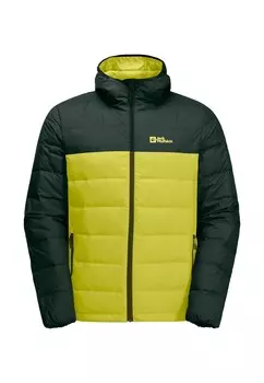 Пуховик ATHER Jack Wolfskin, желтый