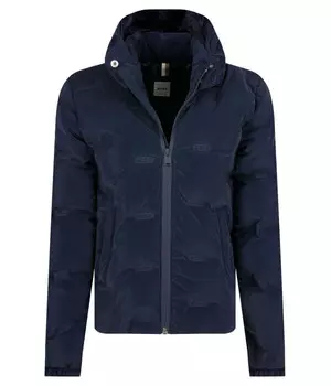 Пуховик Boss Kidswear Regular Fit, синий