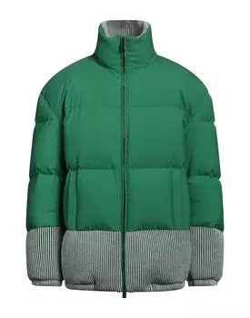 Пуховик Canali, зеленый