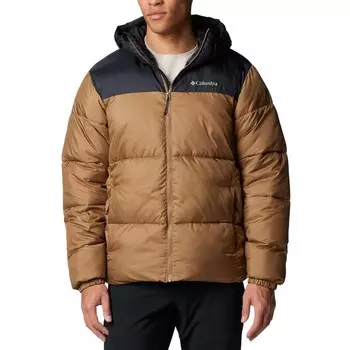 Пуховик Columbia, цвет braun/schwarz