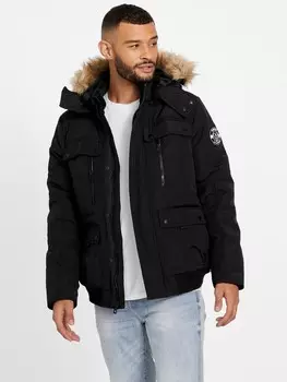 Пуховик Дастина Guess Factory, черный
