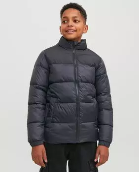 Пуховик для мальчика Jack & Jones, черный