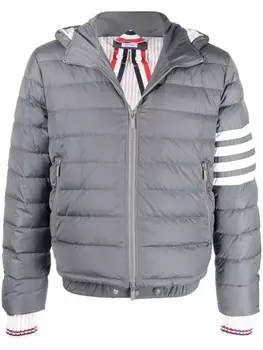 Пуховик Downfall Thom Browne, серый