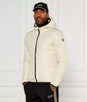 Пуховик Ea7 Regular Fit, экрю