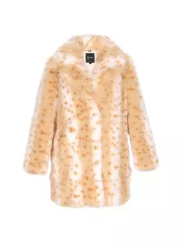 Пуховик faina Coat, цвет braun mehrfarbig